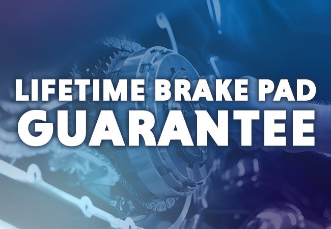 Lifetime Brake Pad Guarantee